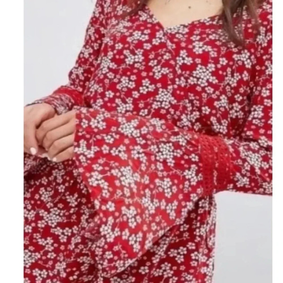 Hollister Bell Sleeve Romper in Red Lyst - Picture 4 of 9